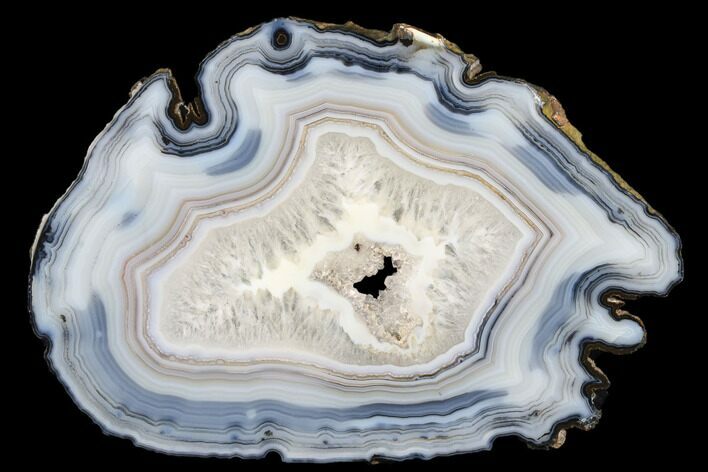 Polished Banded Agate Slice #184922